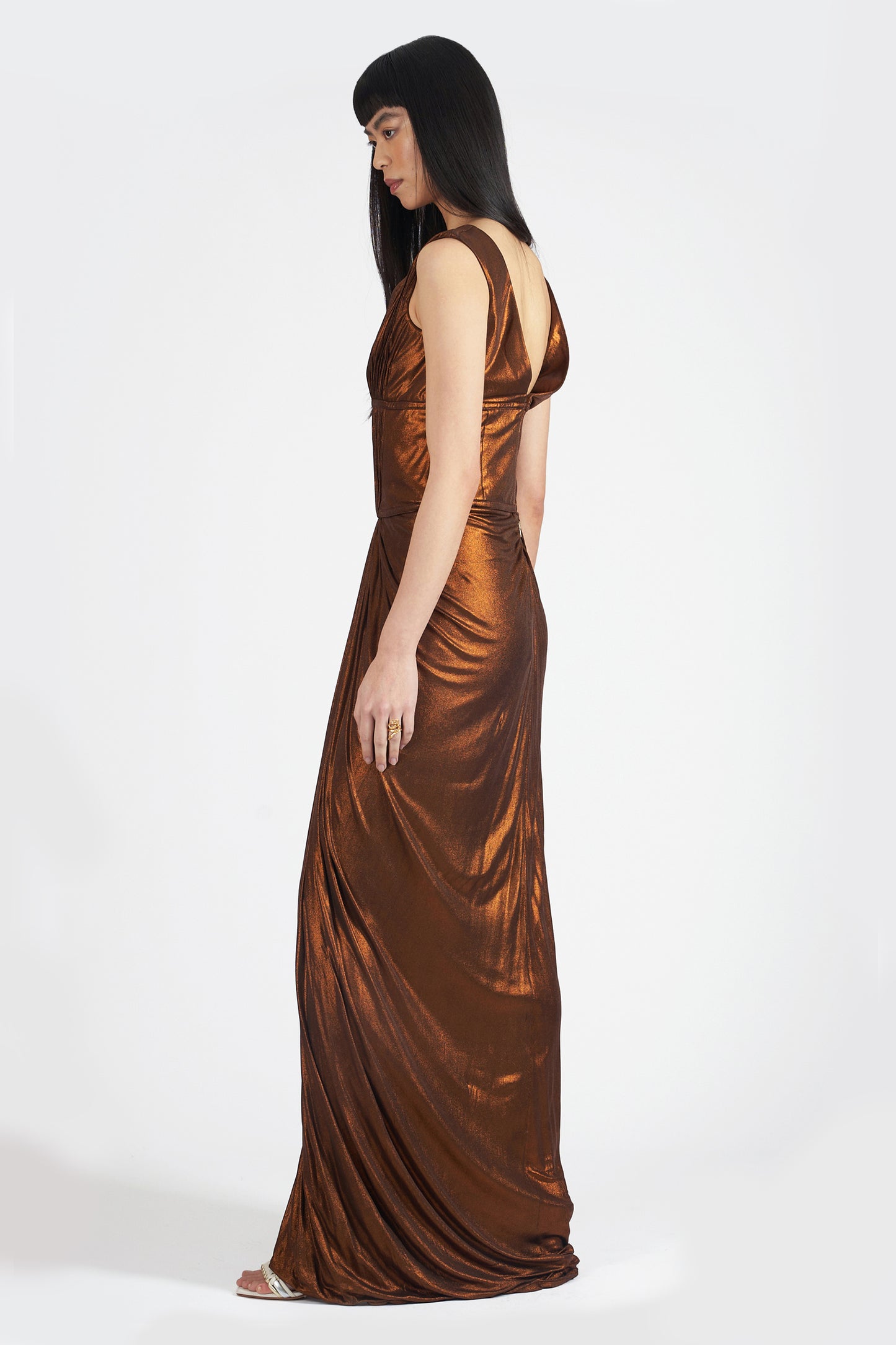 F/W 2007 Copper Metallic Gown